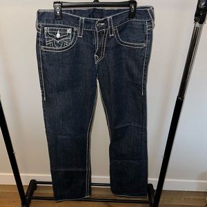 True Religion - Section Straight Denim Seat Jeans